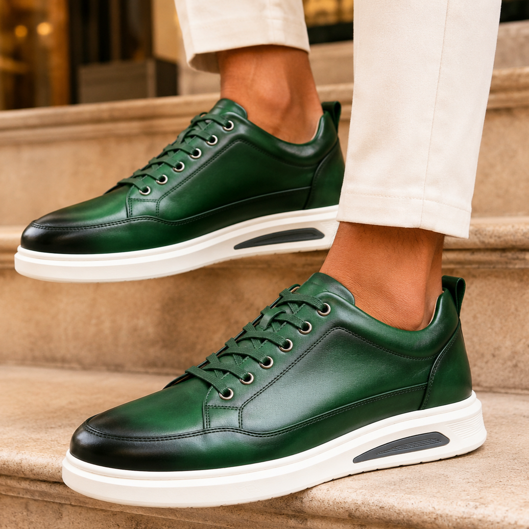 Salvatore Genuine Leather Sneakers
