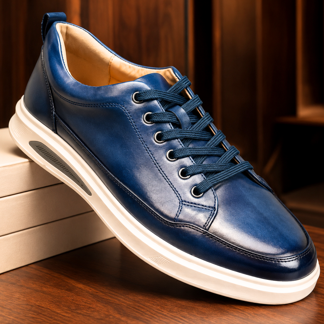 Salvatore Genuine Leather Sneakers