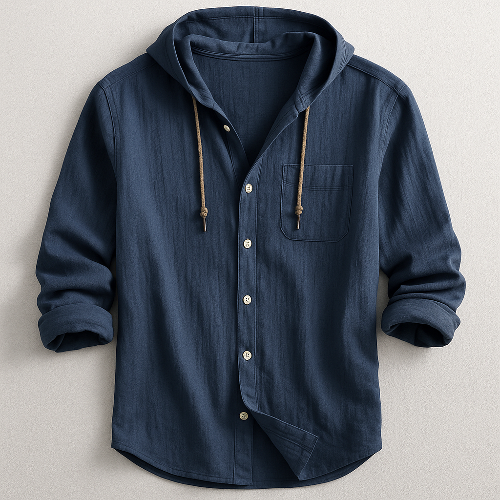 Benson Hoodie Shirt Navy