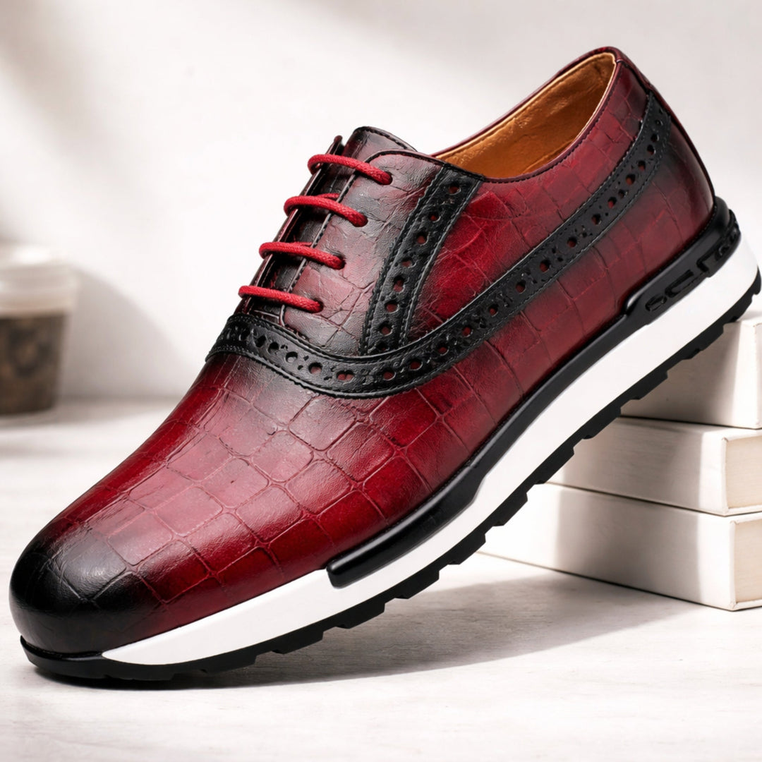 Ledbury Leather Burnished Brogues