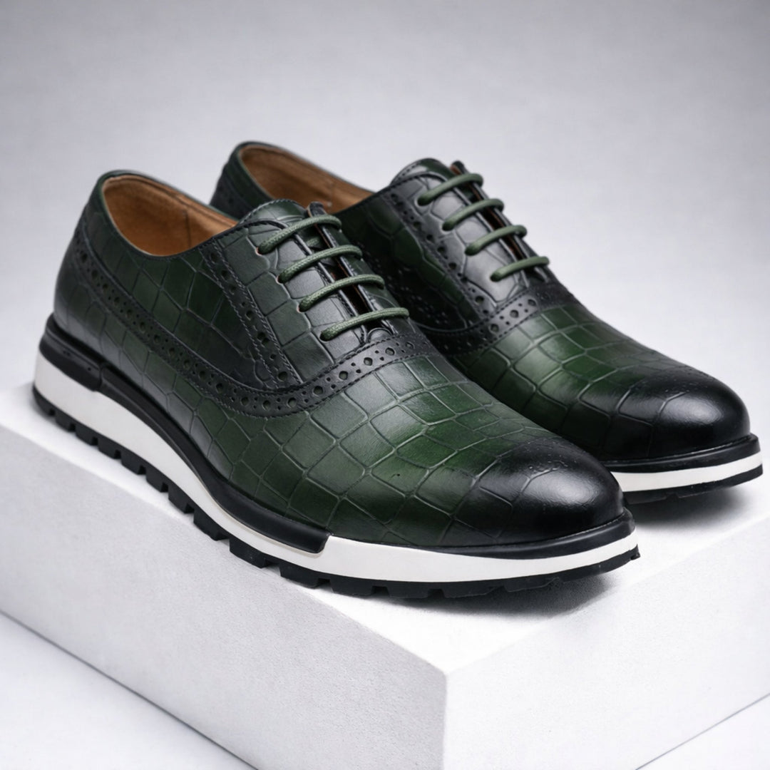 Ledbury Leather Burnished Brogues