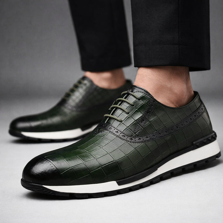 Ledbury Leather Burnished Brogues