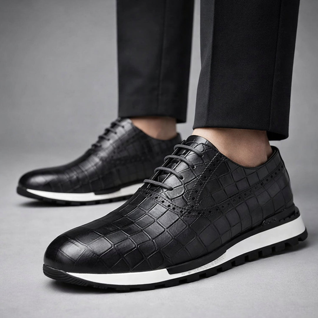 Ledbury Leather Burnished Brogues